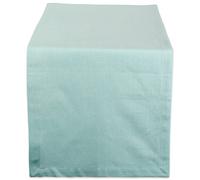 DII Chambray Kitchen Colección de Mesa, Algodón, Agua, 14x108 Table Runner