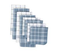 DII Colección de Cocina Waffle Weave 100% algodón, Lavable a máquina, de Secado rápido y Absorbente, Azul, Kitchen Set, 8