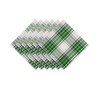 DII Colección del Día de San Patricio, Juego de servilletas, 20 x 20 Pulgadas, Cuadros de San Patricio, 6 Piezas