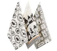 DII Juego de Toallas de Cocina Decorativas de algodón con Estampado Espeluznante y Divertido, Hocus Pocus, 18 x 28 Pulgadas