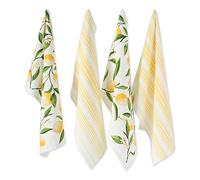 DII Lemon Bliss Kitchen Collection, Juego de toallas de cocina, 4 piezas