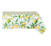 DII Lemon Bliss - Mantel de Mesa para Exteriores, colección Resistente a Las Manchas e Impermeable, Mantel de 60 x 84 Pulgadas