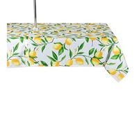 DII Lemon Bliss - Mesa para Exteriores, colección Resistente a Las Manchas e Impermeable, 60 x 120 Pulgadas con Cremallera