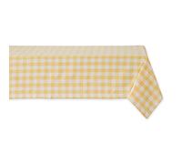 DII Mantel 100% algodón Lavable a máquina para Verano/Picnic, Amarillo, 52x52