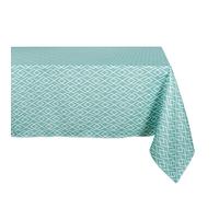 DII Mantel 100% poliéster, antigoteo, Lavable a máquina, 60 x 84 cm, Aqua Diamond