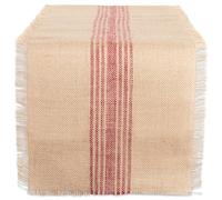 DII Mesa de Cocina, Yute, Rojo, 14 x 72 Pulgadas
