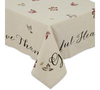 DII Rustic Autumn Leaves Kitchen Collection - Decoración de Mesa de Acción de Gracias y otoño, Mantel de 60 x 120 Pulgadas