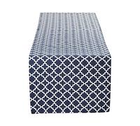 DII - Servilletas de algodón para Bronceado, Bodas, duchas, Fiestas y Uso Diario, Nautical Blue, 14x108 Table Runner