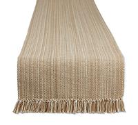 DII Variegated Tabletop Collection, Camino de Mesa 3x72, Gris Pardo