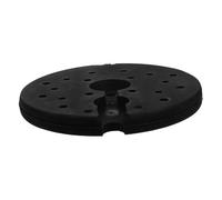 DIKACA Base para Lámparas Contrapeso de Plástico Negro, Base Pesada Fácil Instalación Adecuado para Lámparas de Mesa Pie