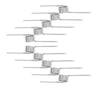DIKACA Resortes para tapa de bote de basura 10 unidades forma torsional V acero inoxidable para cubo de basura y papelera de cocina ligero y fácil instalación