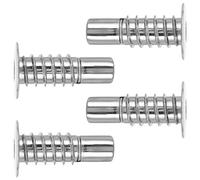 DIKACA Tornillo Angular para Muebles de aleación de Zinc, bisagra Plegable para reposacabezas de sofá y Cama, Ajuste de ángulo y Altura, Pack de 4 para Uso Comercial y residencial