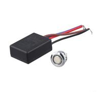 Dimmer Táctil Empotrable para cristal Vidrio 220V EU Regulador | Control 3 vías, dimmer para suave, sin cable neutro, compatible LED 25-150W, ahorro energía