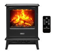 Dimplex Evandale Chimenea Electrica Â- Chimenea Electrica Decorativa con Calefactor y Vapor de Agua Efecto de Llama 3D LED Optimyst Â- 1000/2000 W Â- Incluye Mando a Distancia Â- Negro