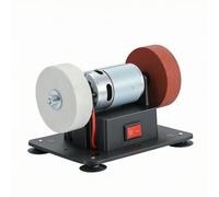 DimyFew Amoladora Mesa | Motor Horizontal Eléctrico, Esmeriladora con Regulador Velocidad, Estable, para Taller Doméstico, Aficionados Al Bricolaje, Estilo B