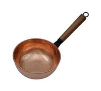 DimyFew Cacerola Olla de Cobre Utensilios de Cocina pequeños Calentador de Cacerola, Fondo Redondo