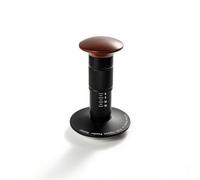 DimyFew Tamper Café con Escala Presión Ajustado Tamper Café con Resorte Ergonómico Compactador para Baristas, Cafeterías, 58mm