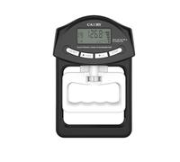 Dinamómetro de mano digital Medidor de fuerza de agarre Medidor de captura automática Potencia de agarre de mano electrónica 198 Lbs / 90 Kgs, blanco y negro