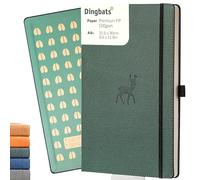Dingbats – Cuaderno A4 Vida Silvestre – Punteado, Extra grande, Tapa dura PU, Cierre elástico