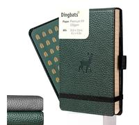 Dingbats* - Vida Silvestre Reporter Cuaderno A6 Rayado - Libreta de Bolsillo Tapa Dura Cuero PU - Cierre Elástico, Soporte para bolígrafos, Marcador