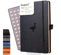 Dingbats* Wildlife A5+ Black Duck Notebook - Dotted