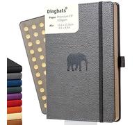 Dingbats - Cuaderno A5 Vida Silvestre - Tapa dura PU, rayado, cierre elástico, marcador