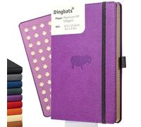 Dingbats* Wildlife A5+ Purple Hippo Notebook - Dotted