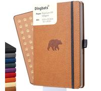 Dingbats – Cuaderno A5 Vida Silvestre – Tapa dura PU, rayado, cierre elástico