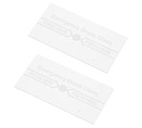 DINHEAROM 2piezas Cubierta De Vidrio Para Alarma De Incendio Manual Panel De Reemplazo Resistente Al Agua Para Emergencias y Seguridad Puntos De Llamada Manual