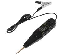 DINHEAROM Probador de Circuito de Coche con Pantalla LED Digital Detección Rápida de Voltaje Real y Virtual Comprobador de Fusibles Automotriz con Clips Accesorios y Color Color Aleatorio
