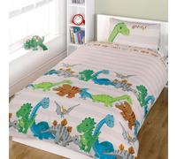 Dinosaurios Funda de Edredón Sets - Menor / Ropa Cama Lote 4 IN 1 ,Simple Y