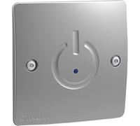 Dinuy pulsatemp - Pulsador pulsatemp empotrar tactil 2 hilos plata