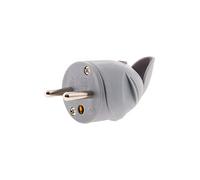 Dio DIO043061 - Enchufe macho (2 polos, salida lateral, color gris