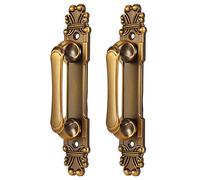 Dioche 2 Unids/set Manija de Puerta de Aleación de Zinc Antigua Europea, Manijas de Gabinete con Tornillos para Puerta de Gabinetes de Cajones de Cocina, 165x30x35mm