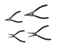 Dioche Lock Hand Tools Juego de 4 Alicates a Presión, Herramientas Manuales de Acero Al Carbono para Instalación y Reparación de Circlip, Diseño Portátil