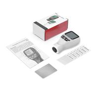Dioche Medición de Calibre de Sustratos Medidor de Espesor Digital para Recubrimientos Medidor de Película de Automóvil de 0-2000UM con Pantalla LCD y Tres Modos de Sonda (WHITE)