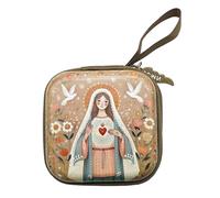 Diogeynu Efficinet - Bolsas organizadoras de cuentas con patrón de dibujos animados, accesorios religiosos para uso católico budista, solución de almacenamiento de artículos religiosos, a