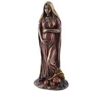 Diosa celta de la Trinidad Madre de la Diosa de la Trinidad, fabricada en piedra artificial, bronceada y coloreada a mano, Veronese
