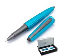 DIPLOMAT - Aero - Bolígrafo Roller - Turquesa - Resistente y elegante - Garantía de 5 años