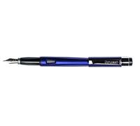 DIPLOMAT - D40904025 - Magnum - Pluma Estilográfica de Acero - Azul índigo - Resistente y Elegante - Garantía de 2 Años