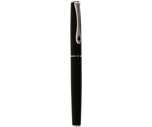 Diplomat Esteem - Pluma estilográfica con plumín de acero de grosor ancho, color negro
