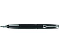DIPLOMAT - Esteem - Pluma estilográfica de acero - Negro mate - Resistente y elegante - Garantía de 5 años