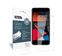 dipos 2x Protector de Pantalla 9H claro para Intex Indie 6