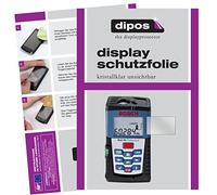 dipos 3x Protector de Pantalla claro para Bosch DLE 70 Professional | Transparente, ajuste perfecto, antiarañazos, sin burbujas, apto para fundas, compatible con huellas dactilares, autoadhesivo