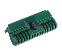 DIRBAK Barra guía de Cadena de Acero Fino Universal, Herramienta Profesional de Afilado para Mantenimiento de césped y jardín, 11x6x4cm, Color Verde Duradero