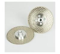Disco Abrasivo De Diamante Edge Hoja de sierra de diamante galvanizada de 5" y 125 mm, disco de corte y desbaste de diamante galvanizado por ambos lados for mármol, granito y baldosas de cerámica.