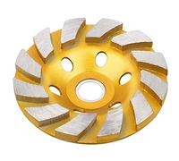 Disco abrasivo de diamante, Muela de copa, Muela abrasiva Disco de muela abrasiva de 4 pulgadas Disco de talla de madera Forma de tazón Taza de molienda Piedra de granito de hormigón Disco de cerámica