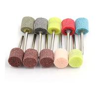 Disco abrasivo de rueda de pulido de fibra de nailon for herramientas rotativas de grano 150-1000(10pcsx320Grit)