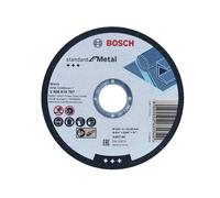 Bosch 100 discos de corte estándar para metal para metal, acero, chapa, diámetro de 115 mm, corte recto, M14, accesorio profesional, Ø 115 mm