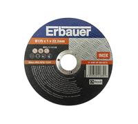 Disco corte metal/inox 125x1 mm erbauer